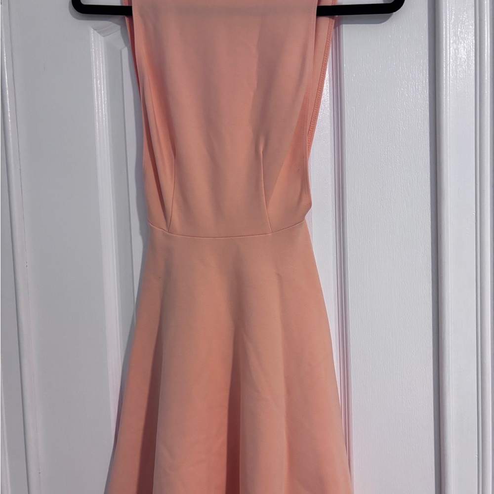 American Apparel Strapless Peach Dress